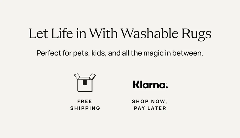 Let Life in With Washable Rugs