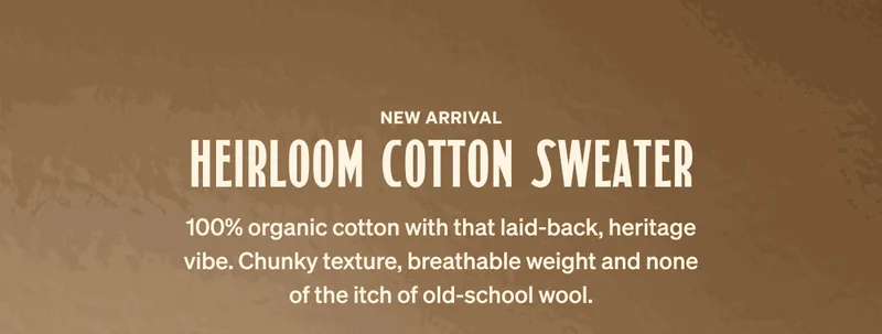 Heirloom Cotton Sweater