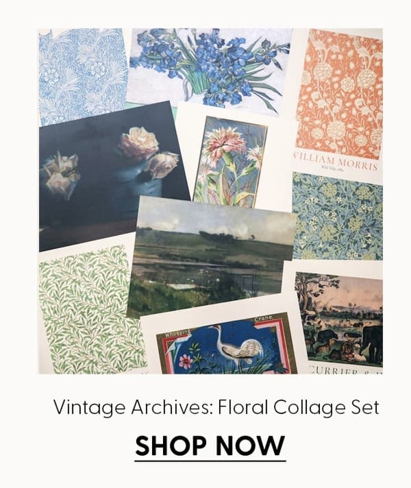 Vintage Archives: Floral - Limited Edition Collage Set