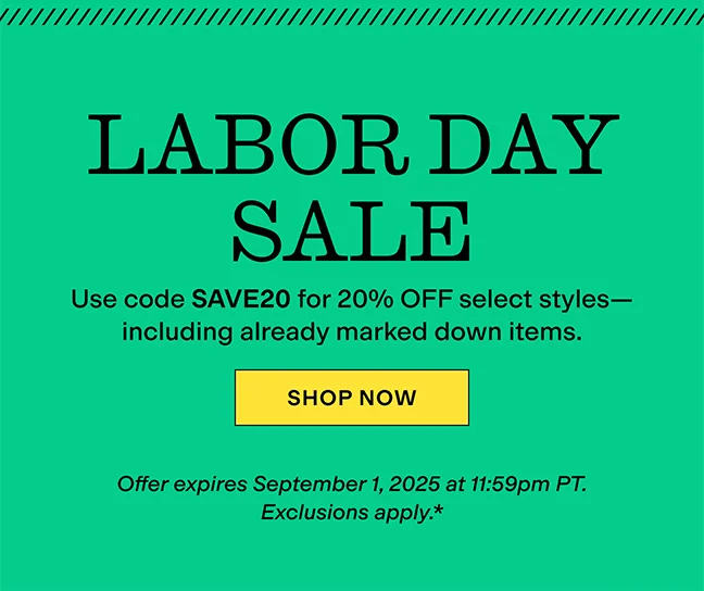 Shop Labor Day Sale