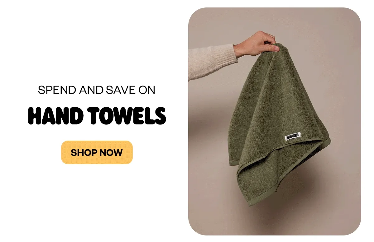 SPEND & SAVE ON HAND TOWELS