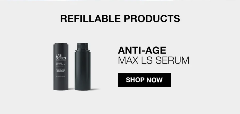REFILLABLE PRODUCTS | ANTI-AGE MAX LS SERUM | SHOP NOW |