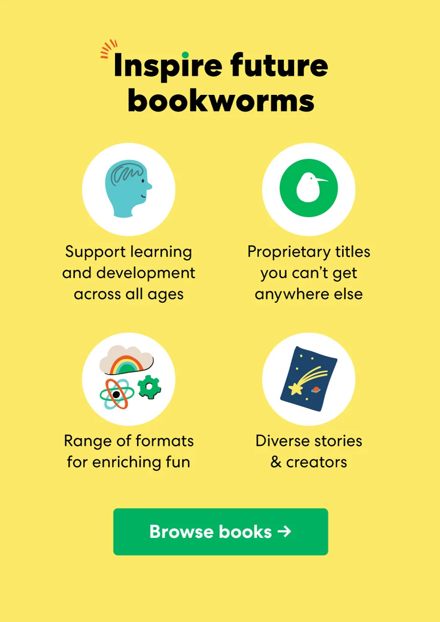 Inspire future bookworms!