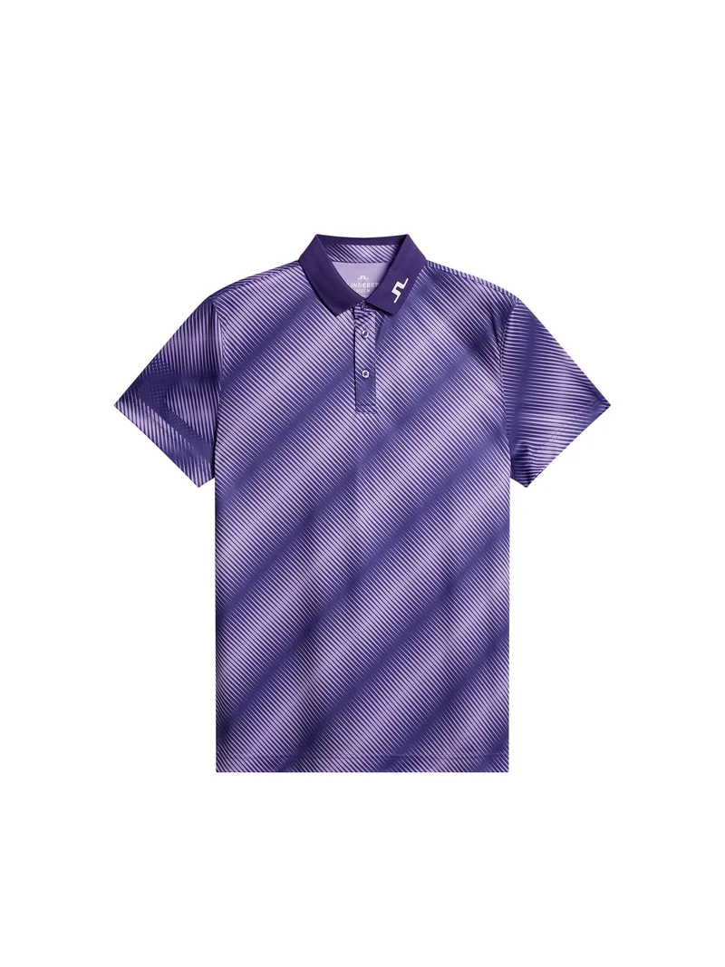 Image of Heath Print Polo / Comb Deep Wisteria M
