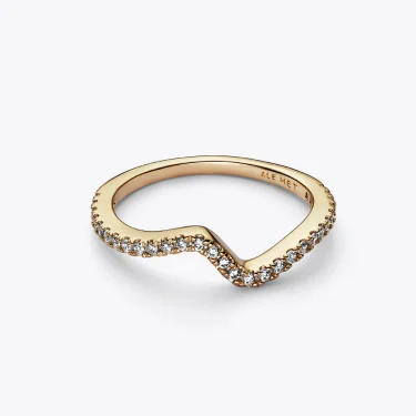 Sparkling Wave Ring