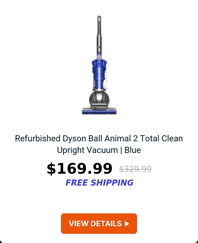 Refurbished Dyson Ball Animal 2 Total Clean Upright Vacuum | Blue