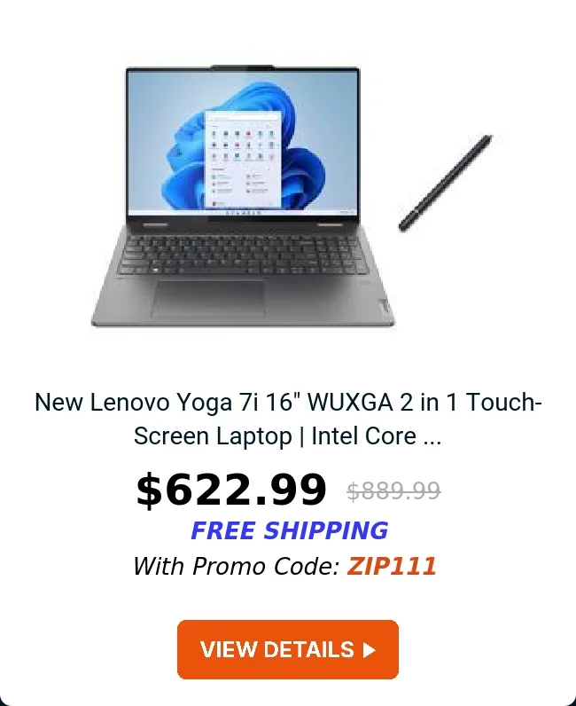 New Lenovo Yoga 7i 16