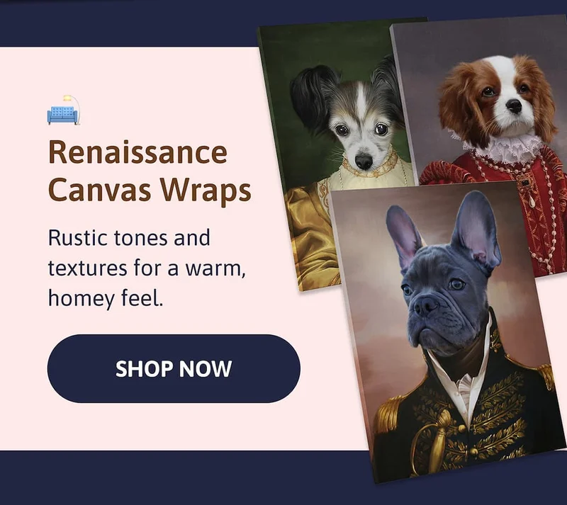 🛋 Renaissance Canvas Wraps - Rustic tones and textures for a warm, homey feel