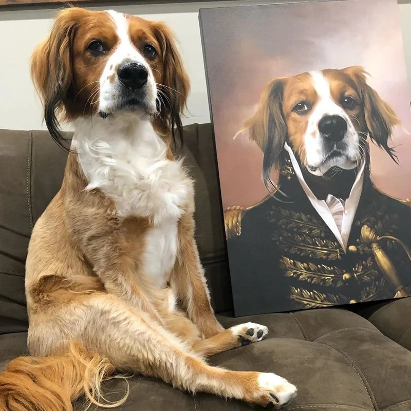 Image of The General - Custom Pet Canvas