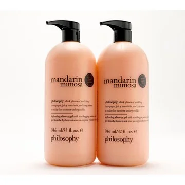 philosophy supersize care free summer 32oz shower gel duo
