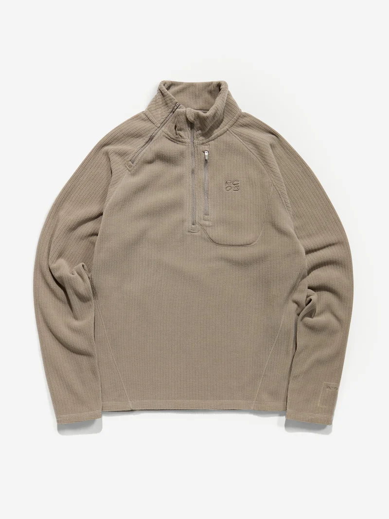 Image of RCOS Sequoia Quarter Zip - Driftwood