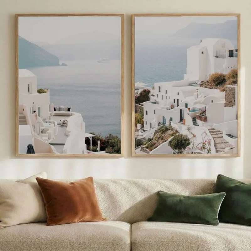 Image of Set of 2 Mediterranean Vista