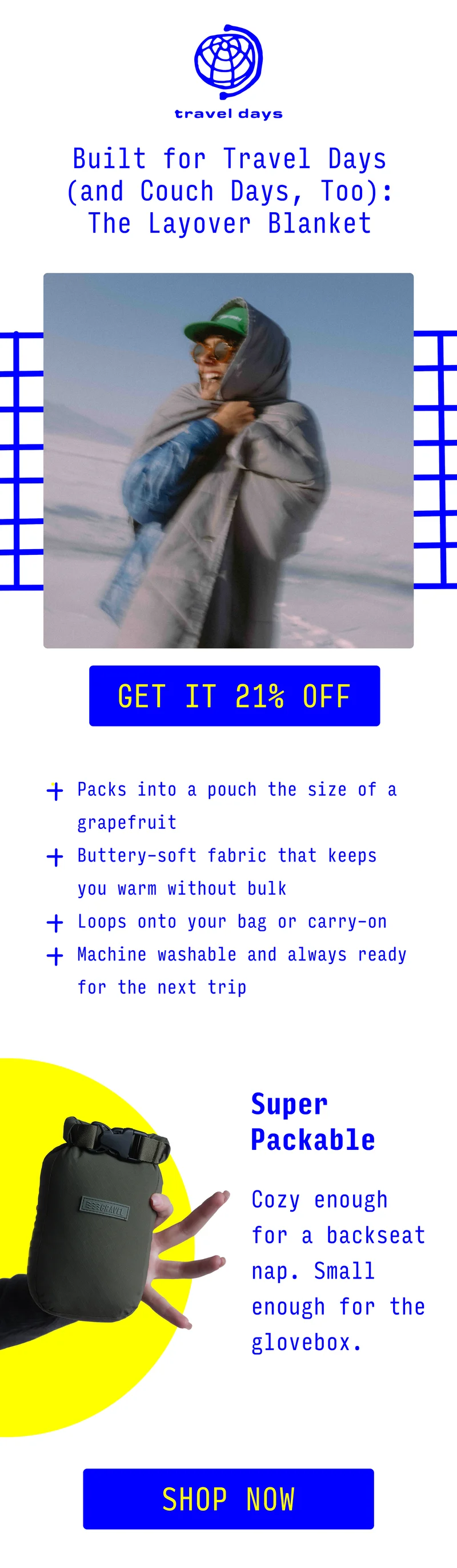 Travel Days Daily Deals - A new one every day!