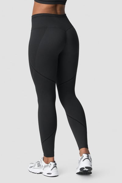 Image of Endurance Seamless Tights Wmn Dark Grey