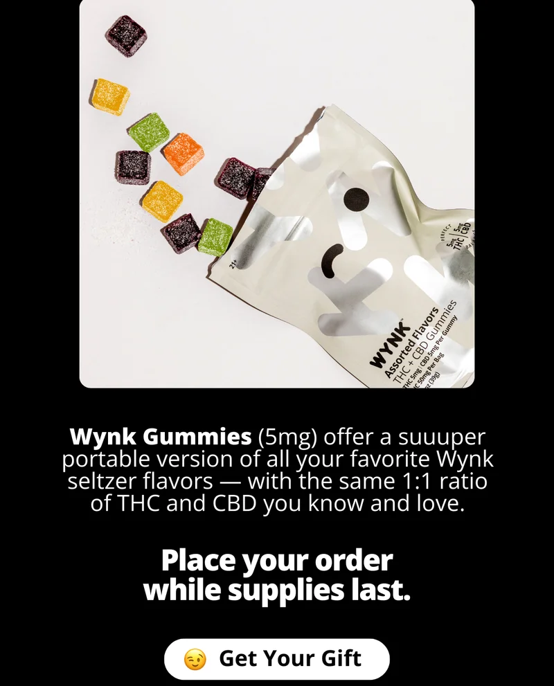 FREE Pack of NEW Wynk Gummies with Purchase