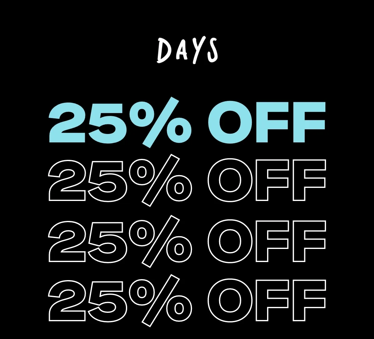25% OFF