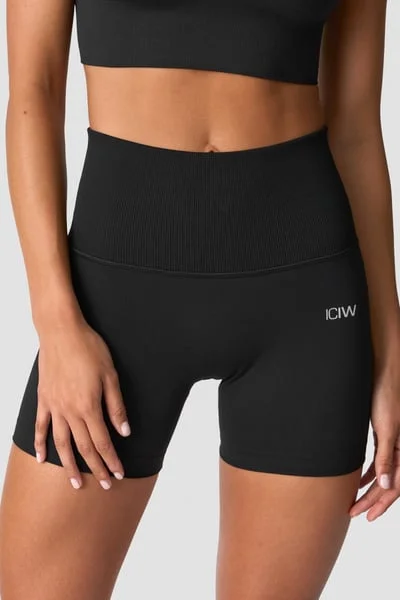 Image of Define Seamless Pocket Shorts Wmn Black