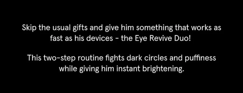 The perfect two-step routine for Dad.