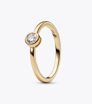 Pandora Era Lab-grown Diamond Bezel Ring 0.25 carat tw 14k Gold
