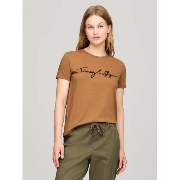 Embroidered Signature Crewneck T-Shirt