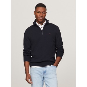 Solid Logo Quarter-Zip Sweater