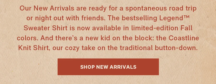 Fall New Arrivals Shop Now