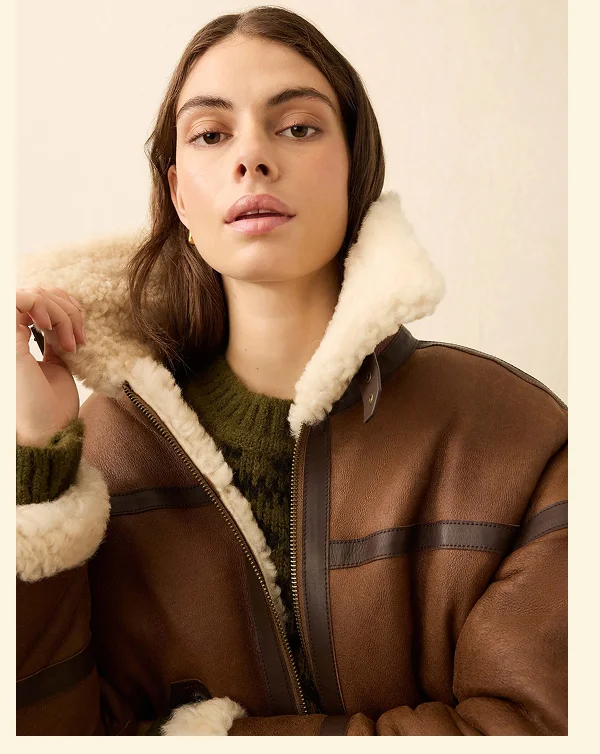 Sedona Shearling Flight Jacket