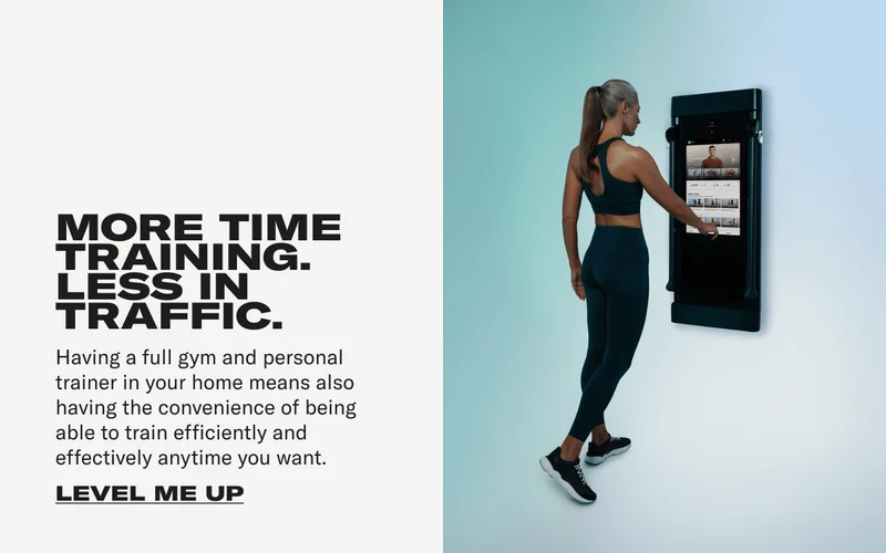 More time training. Less in traffic. Having a full gym and personal  trainer in your home means also having the convenience of being  able to train efficiently and  effectively anytime you want.