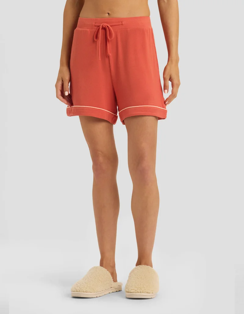 Image of Women's Bamboo Rib-Knit Classic Pajama Short