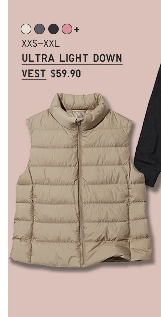 PDP 3 - WOMEN ULTRA LIGHT DOWN VEST