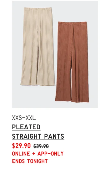 PDP 13 - WOMEN PLEATED STRAIGHT PANTS