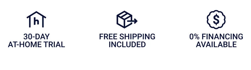 30-day at-home trial. Free shipping included. 0% financing available.