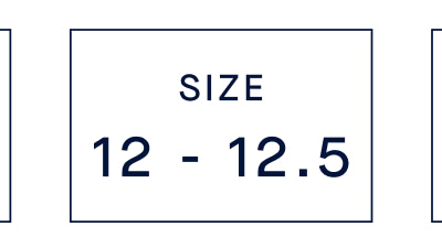 SIZE 12 - 12.5