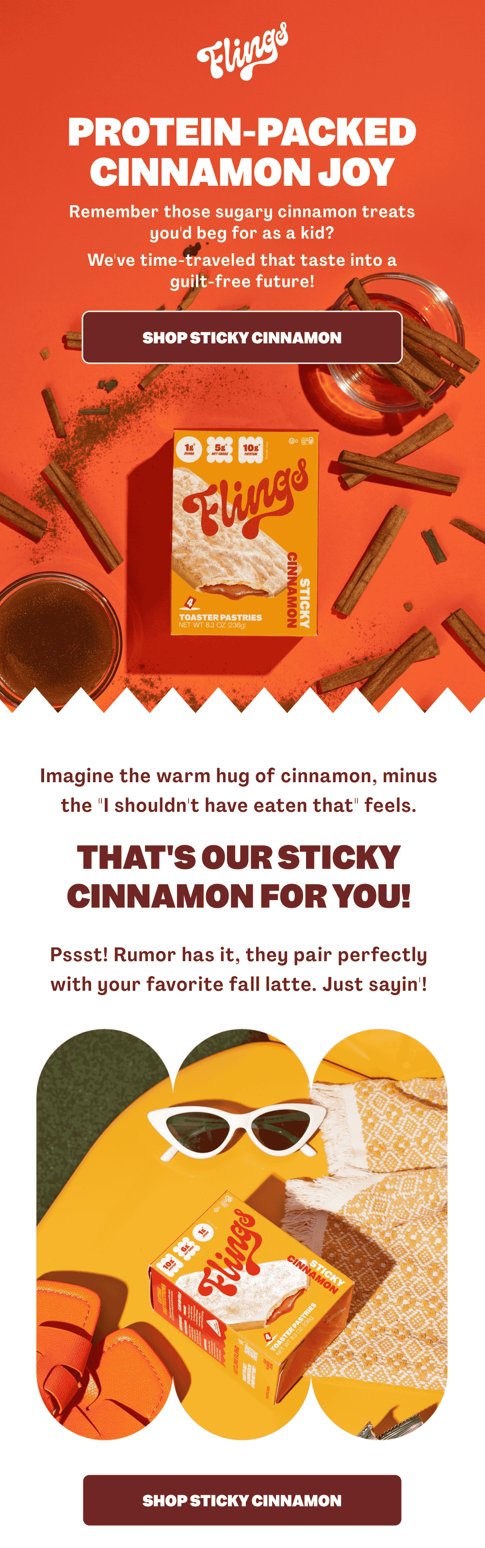 Protein-packed Cinnamon joy