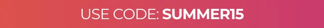 Use Code: Summer15