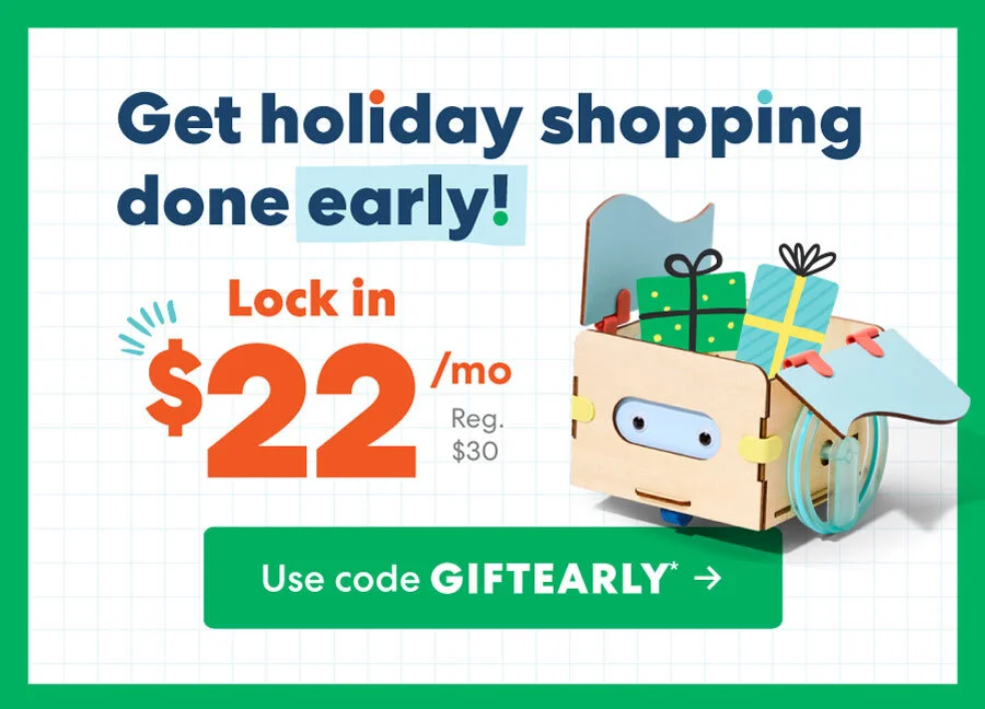 Get holiday shopping done early!