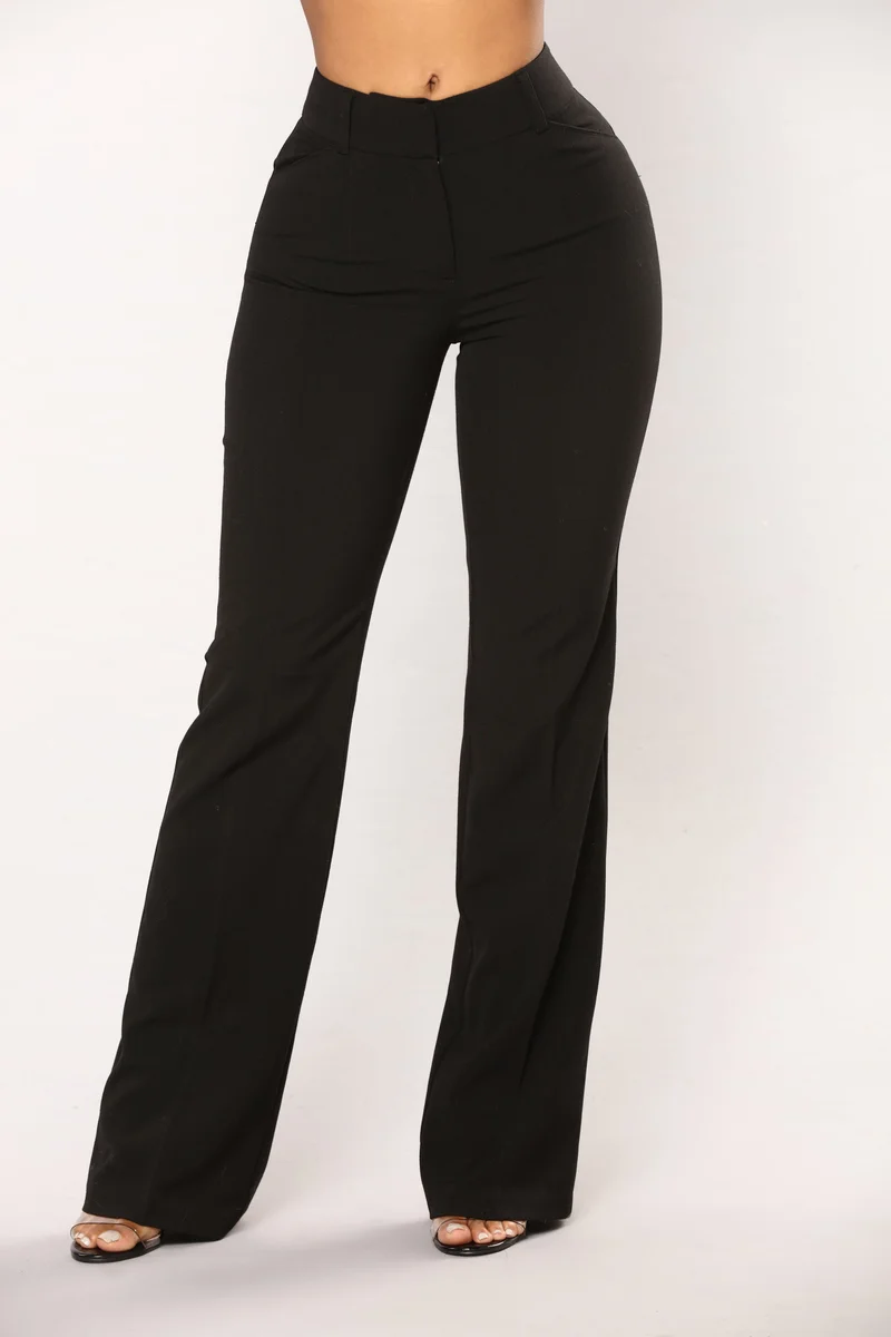 Image of Tasha Dressy High Rise Pants - Black