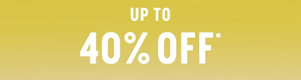 up to 40% off