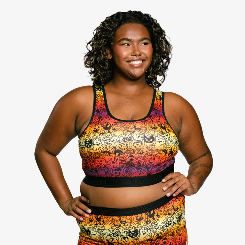 Image of Essentials Soft Bra - Halloweenie