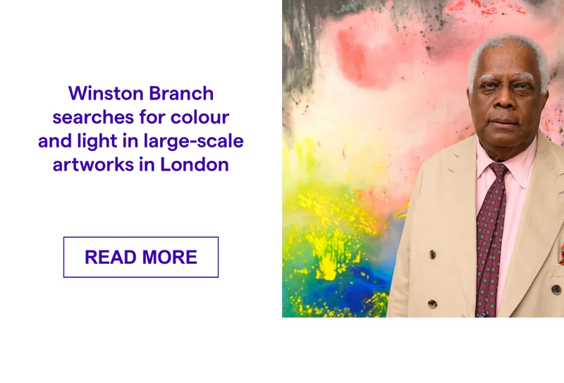 Winston Branch searches for colour and light in large-scale artworks in London