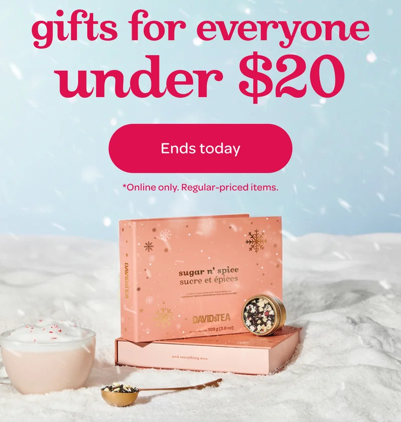 Gifts for everyone under $20 - Shop ASAP - *Online only. Regular-priced items.