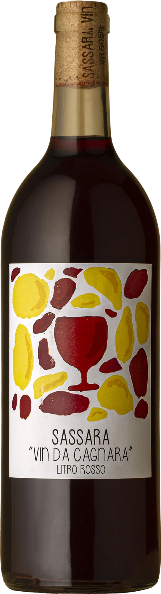 Image of Sassara  <br> Litro Rosso Corvina 2024 1000ml