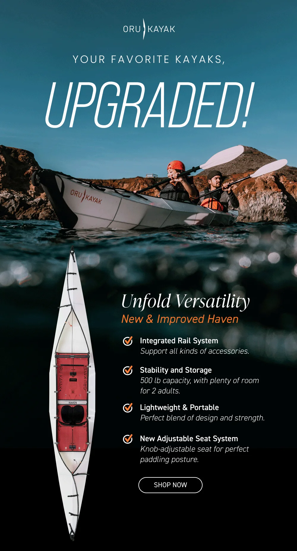 New Haven Kayaks are live!