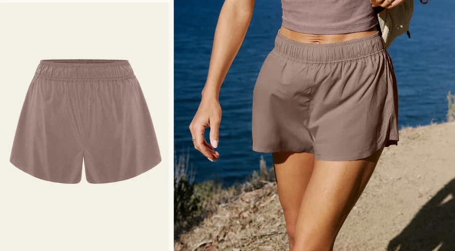 Solemate 2.5" Short in Rosey Taupe