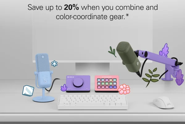 Save up to 20% when you combine and color-coordinate gear.*