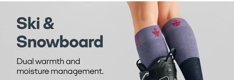 Ski & Snowboard | Dual warmth and moisture management.