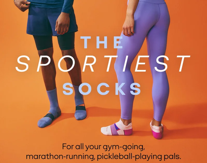 THE SPORTIEST SOCKS | For all your gym-going, marathon-running, pickleball-playing pals.