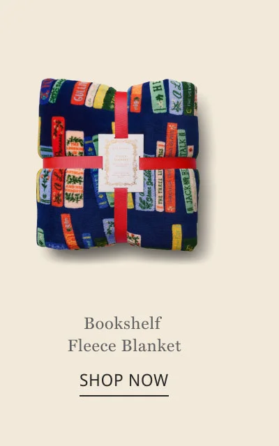 Bookshelf  Fleece Blanket