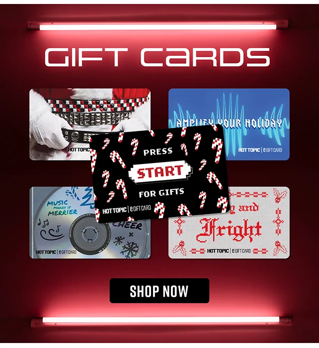 Hot Topic Gift Cards. Shop Now