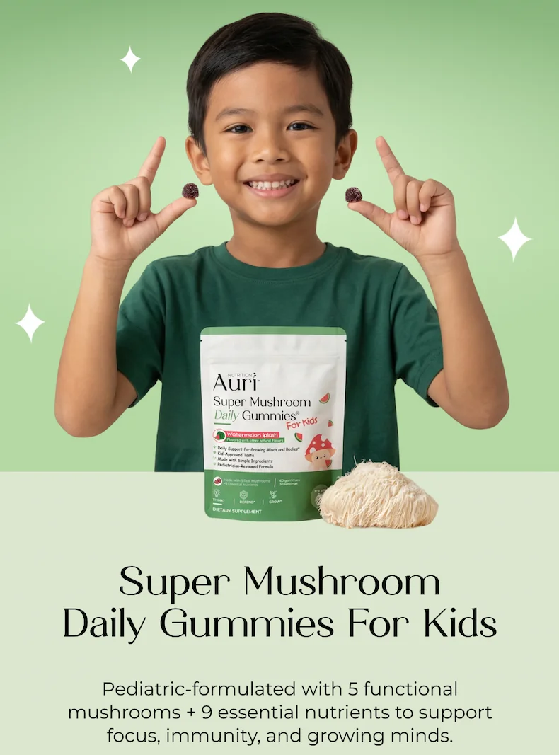 Super Mushroom Daily Gummies For Kids